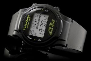 Zegarek Męski Zegarek Mówiący LCD DUAL TIME